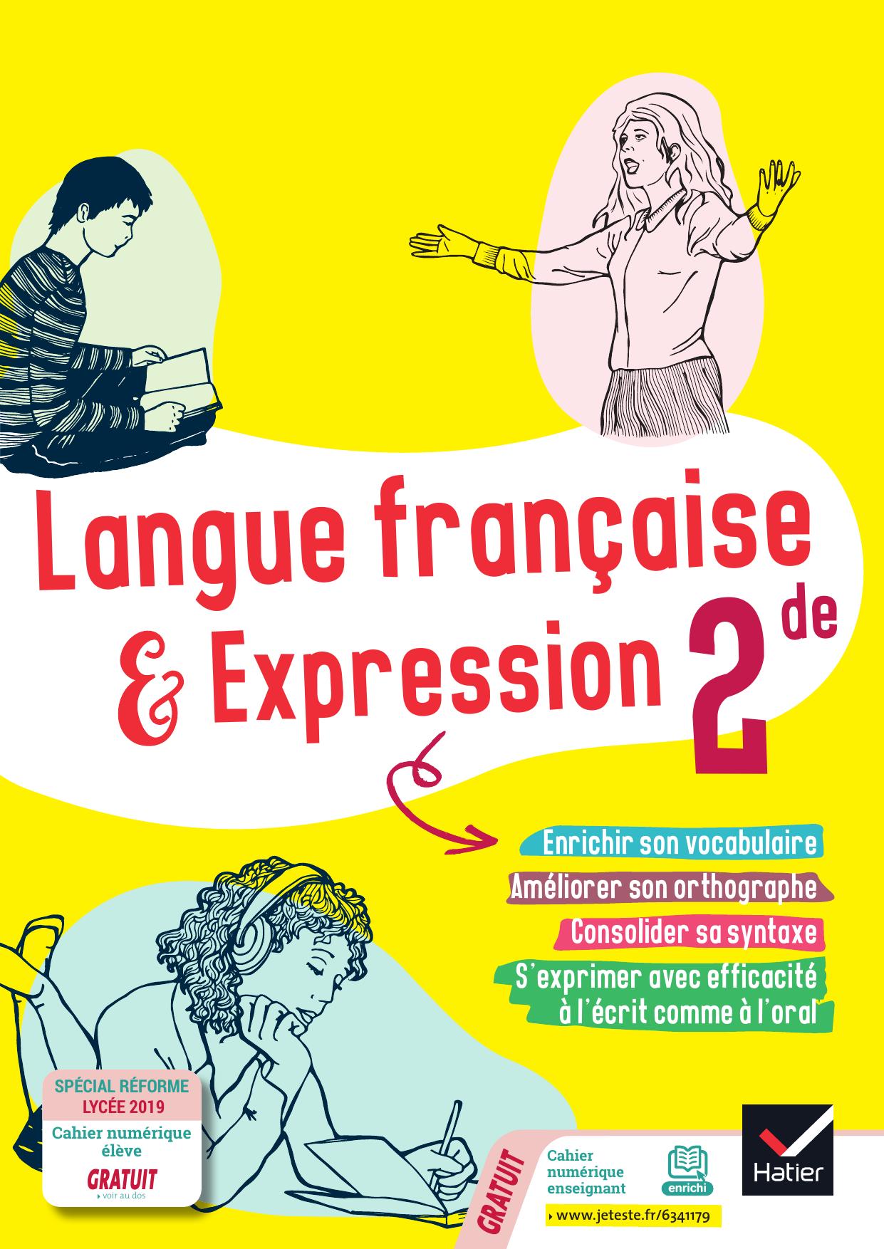 Hatier Langue français et expression 2nde 2019