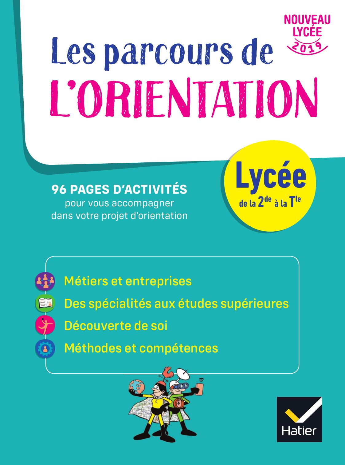 Hatier Les parcours de l'orientation 2019