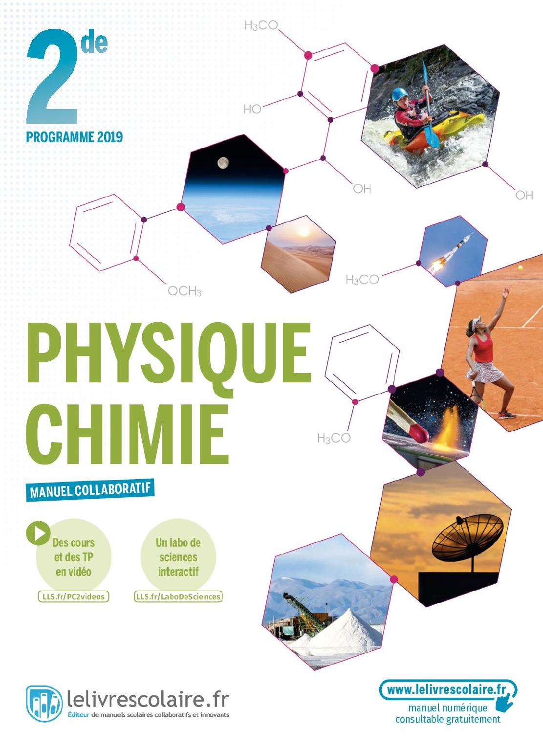 LeLivreScolaire Physique Chimie 2nde 2019