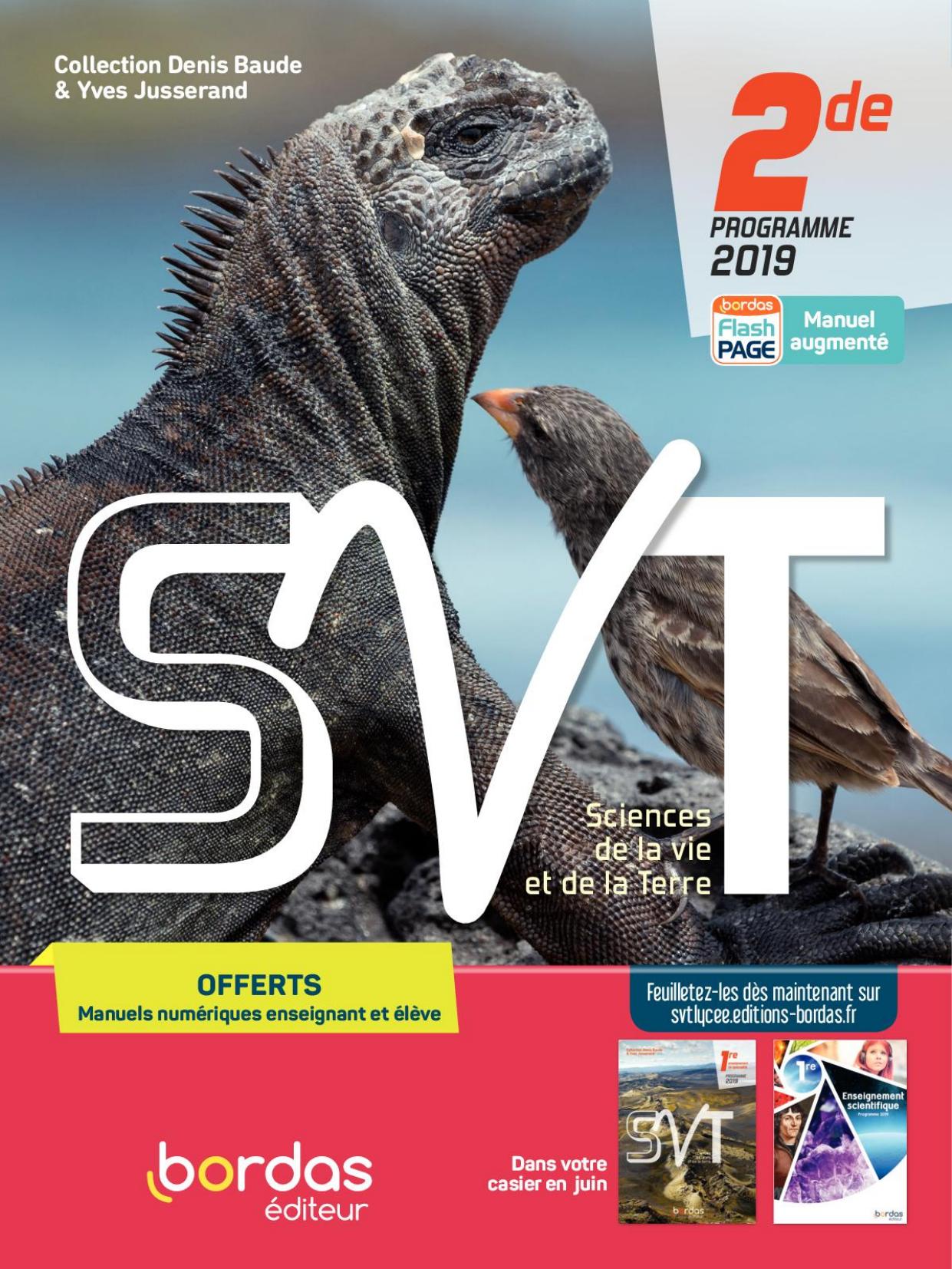 Bordas SVT 2nde 2019