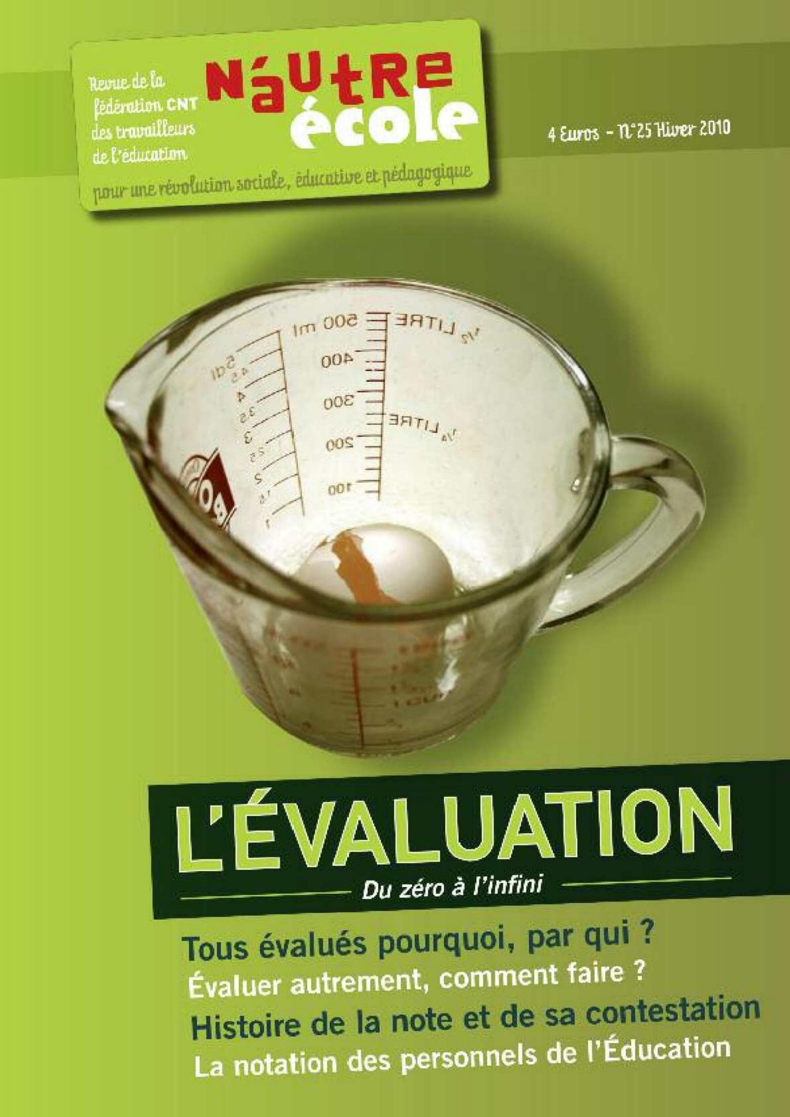 L'évaluation - Du zéro à l'infini