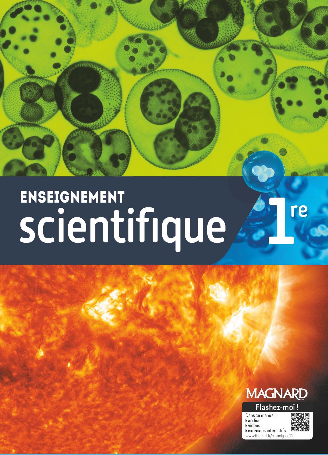 Magnard Enseignement Scientifique 1re 2019