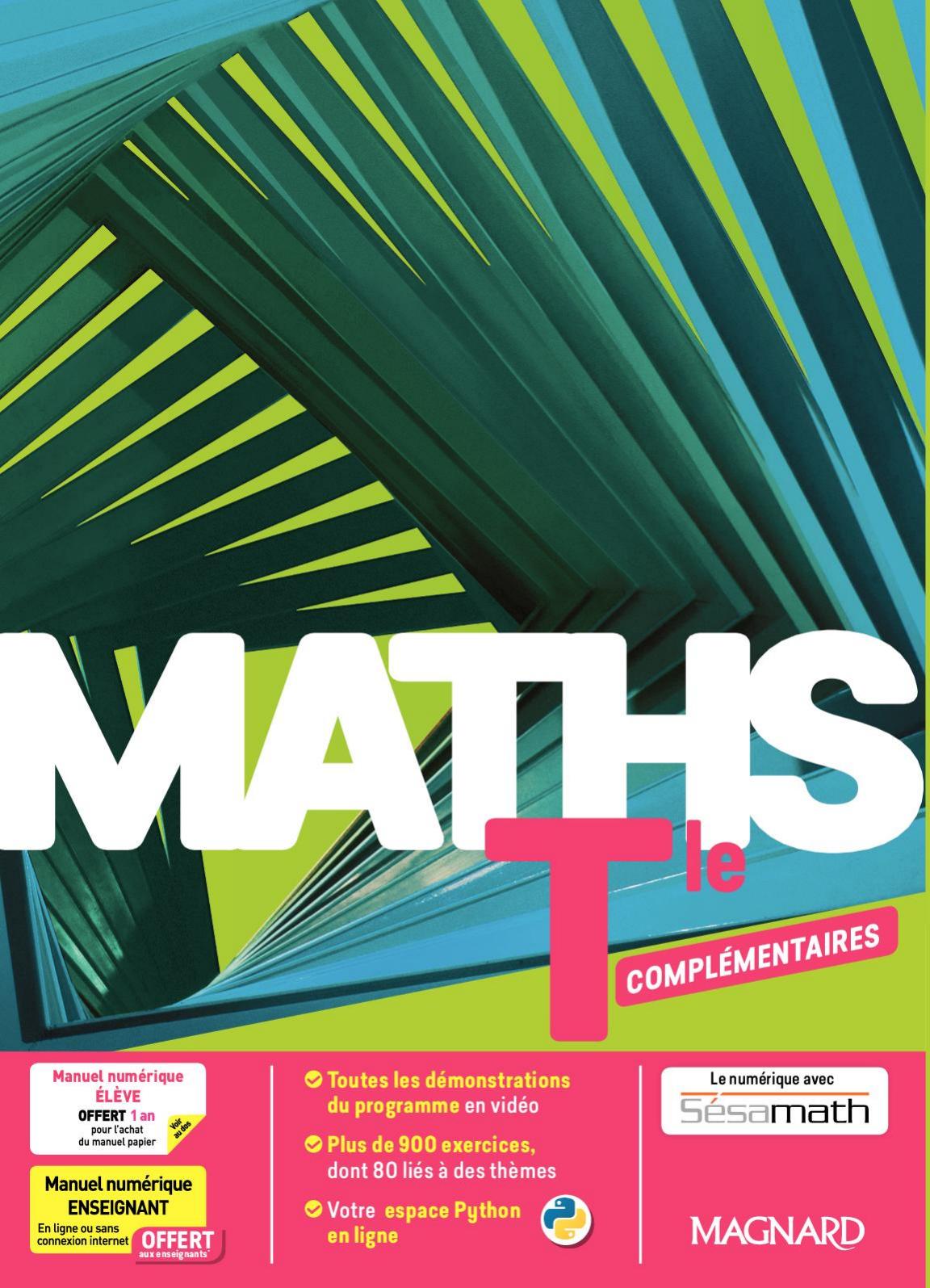 Magnard Maths Complémentaires Term