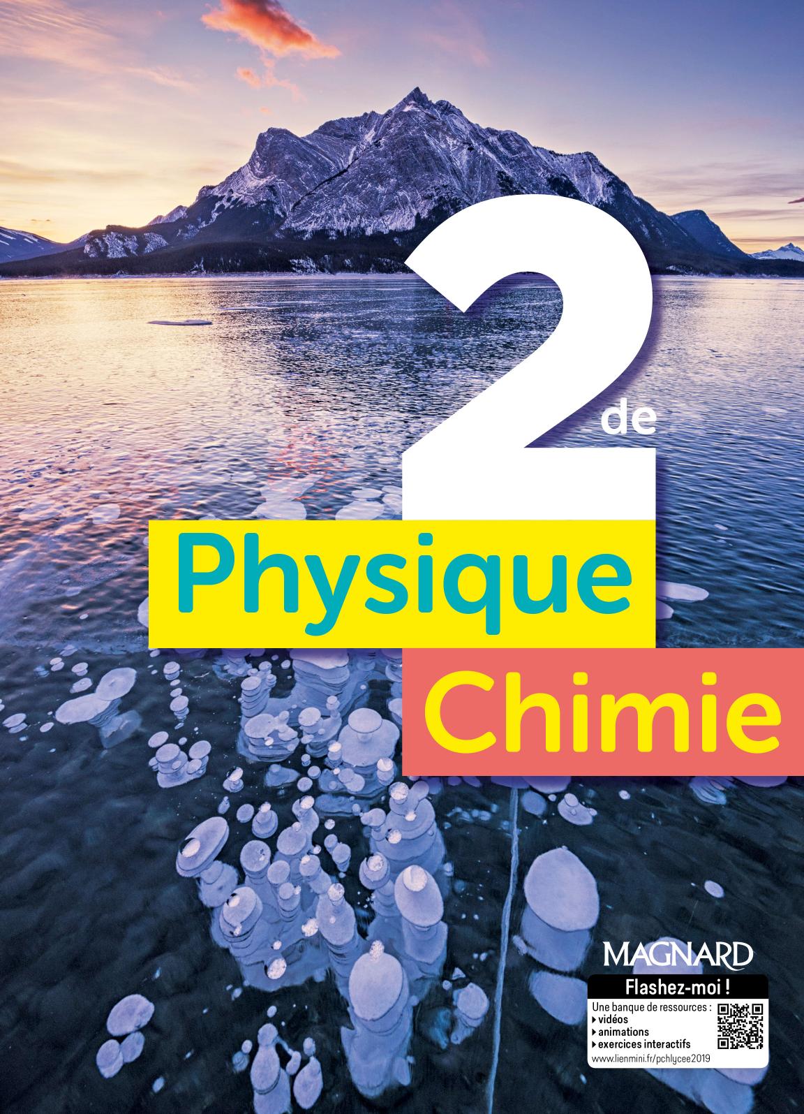 Magnard Physique Chimie 2nde 2019