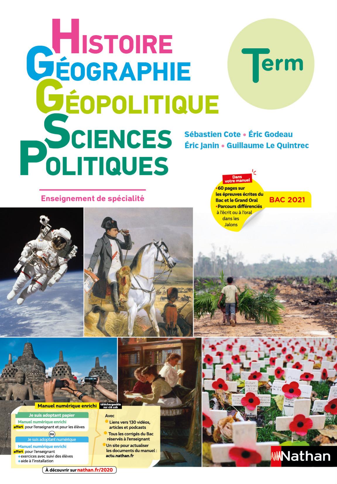 Nathan Spé Histoire Géographie Géopolitique Sciences Politiques Term