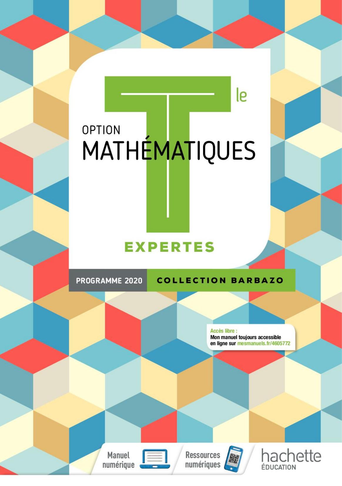 Hachette Maths Expertes Term