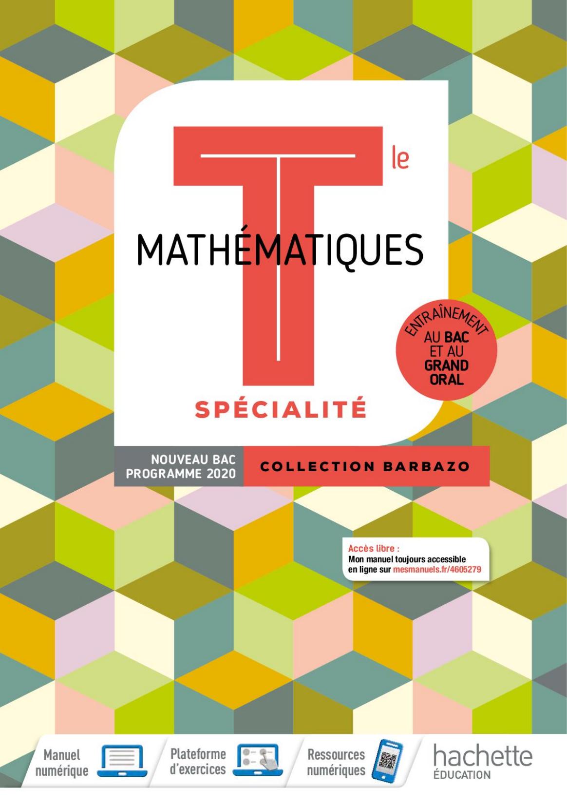 Hachette Spé Maths Term