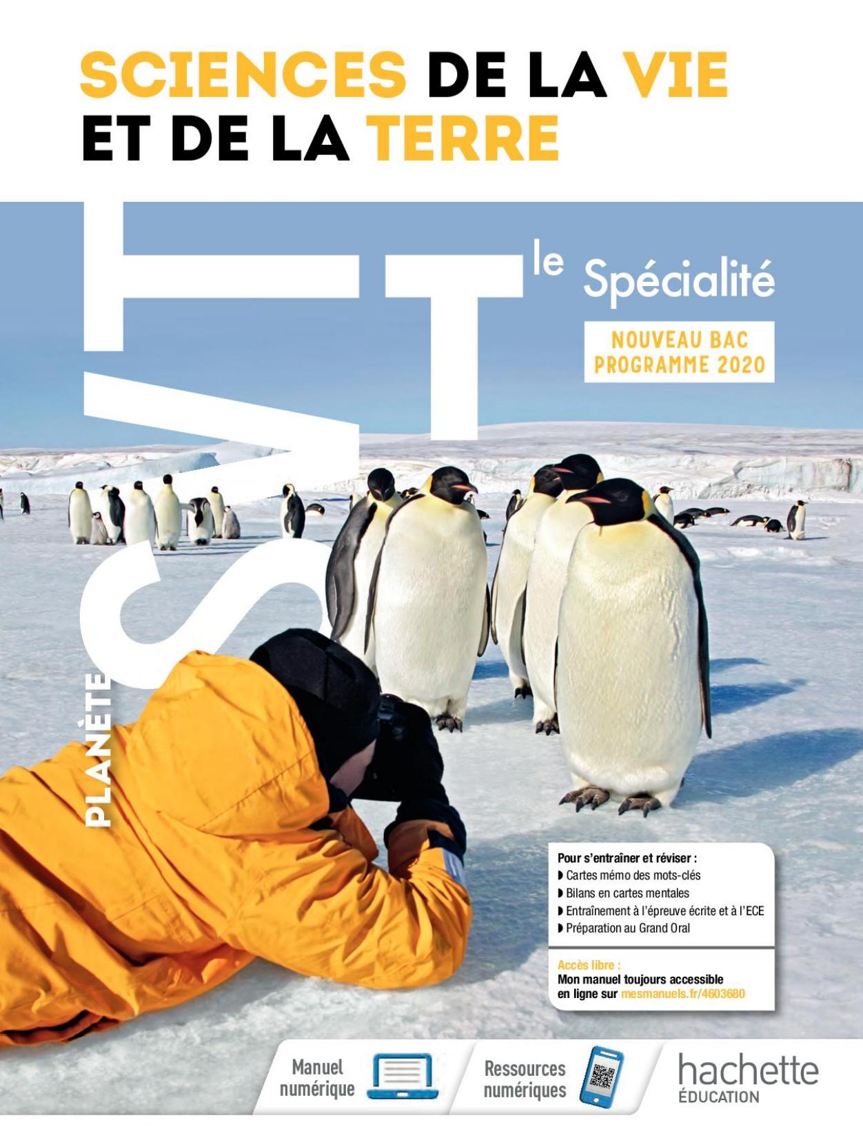 Hachette Spé SVT Term