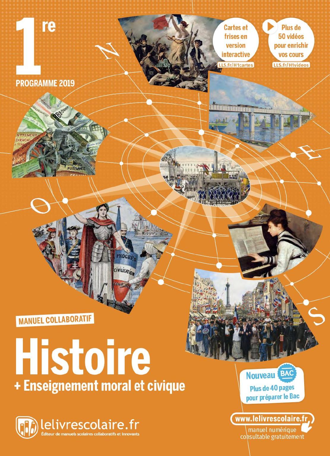 LeLivreScolaire Histoire 1re 2019