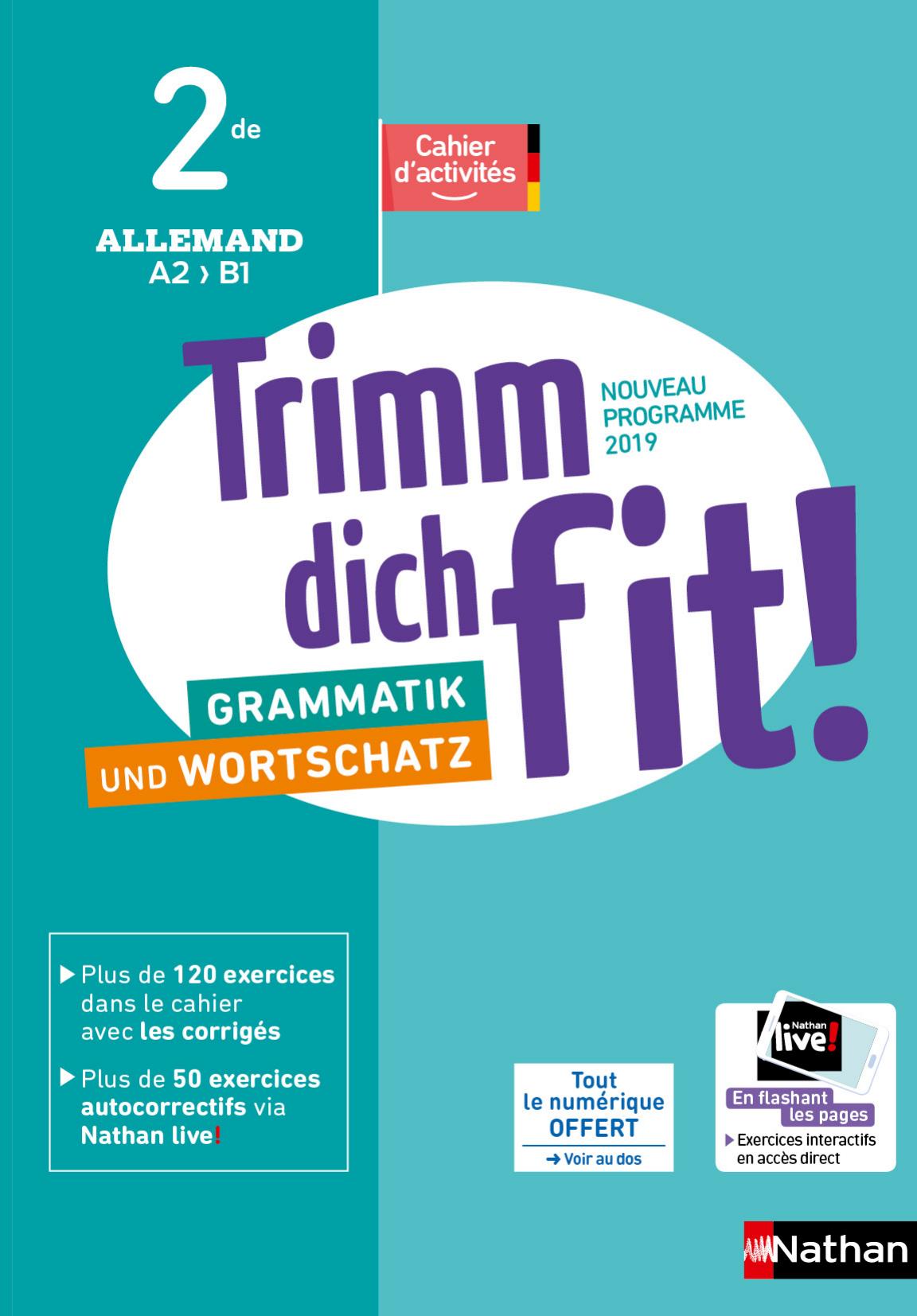 Nathan Allemand B1 Cahier Trimm dich fit !