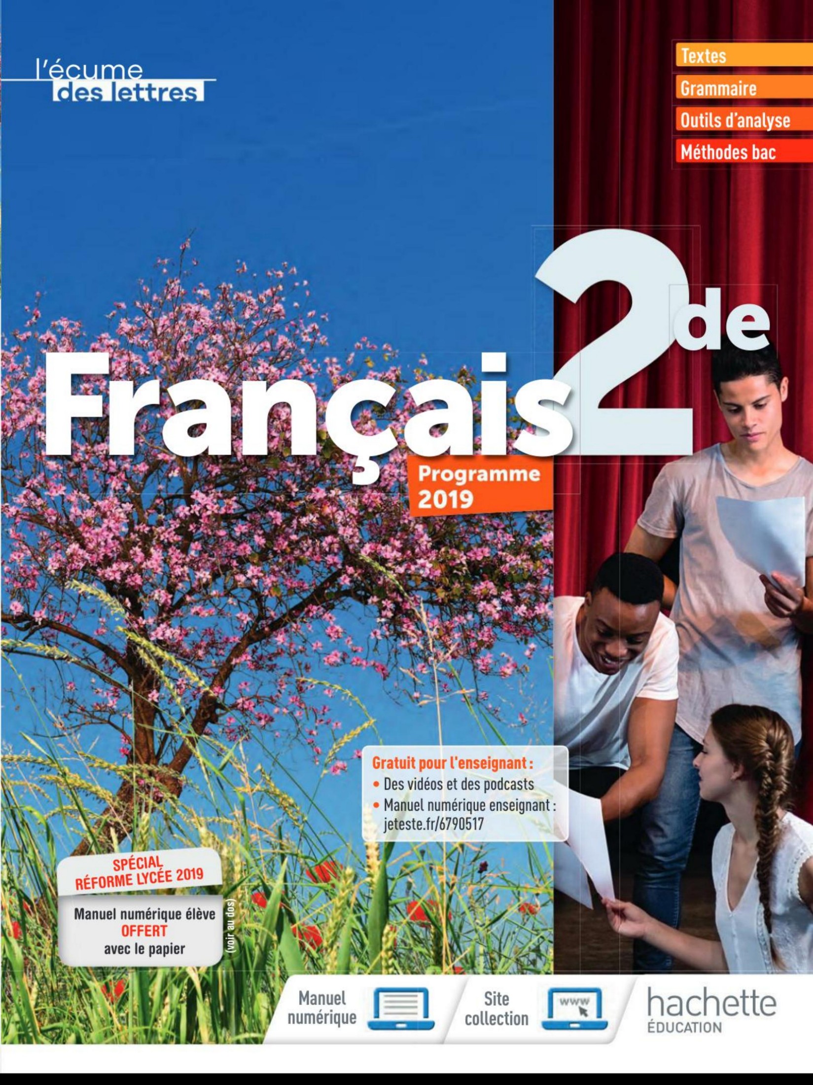 Hachette français 2nde 2019